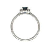 Sapphire 14 Karat White Fashion Ring