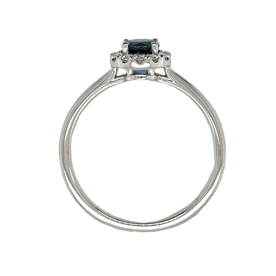 Sapphire 14 Karat White Fashion Ring