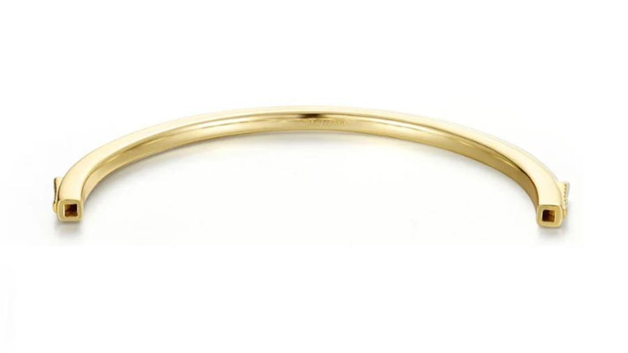 Lafonn Yellow Gold-Plated Sterling Silver Half-Bangle Base