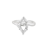 Nelson Lady's Hidden Diamond Gallery Bypass Engagement Ring Mounting