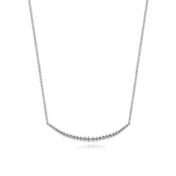 Gabriel & Co. Fashion 925 Sterling Silver Bujukan Bead Bar Necklace