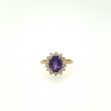 Amethyst 14 Karat Yellow Fashion Ring