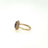 Amethyst 14 Karat Yellow Fashion Ring