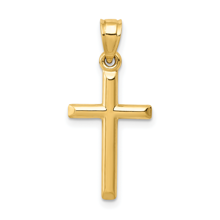 14 Karat Yellow Gold Cross Pendant