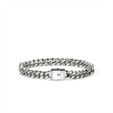 Sterling Silver 7mm Curb Link Bracelet With Pusher Clasp John Hardy Si