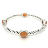 Estate David Yurman Peach Moonstone Bangle