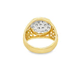 Kentucky Cluster Diamond Filigree Ring