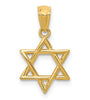 Yellow 14 Karat Star Of David Pendant