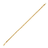 Yellow Gold Rope Bracelet
