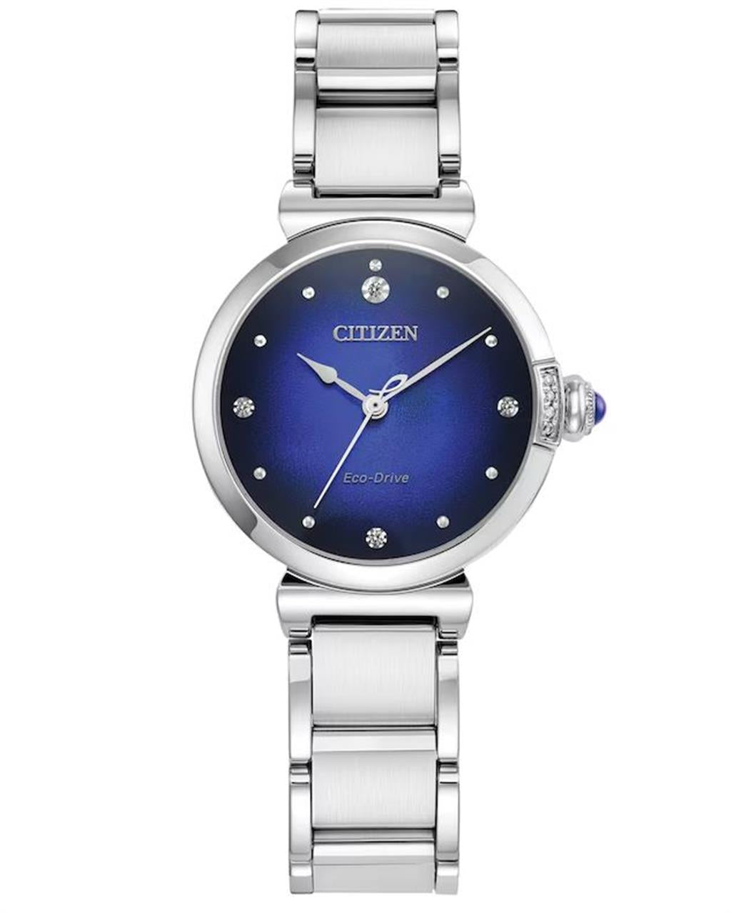 Citizen Stainless Steel Ladies Watch with Blue Dial