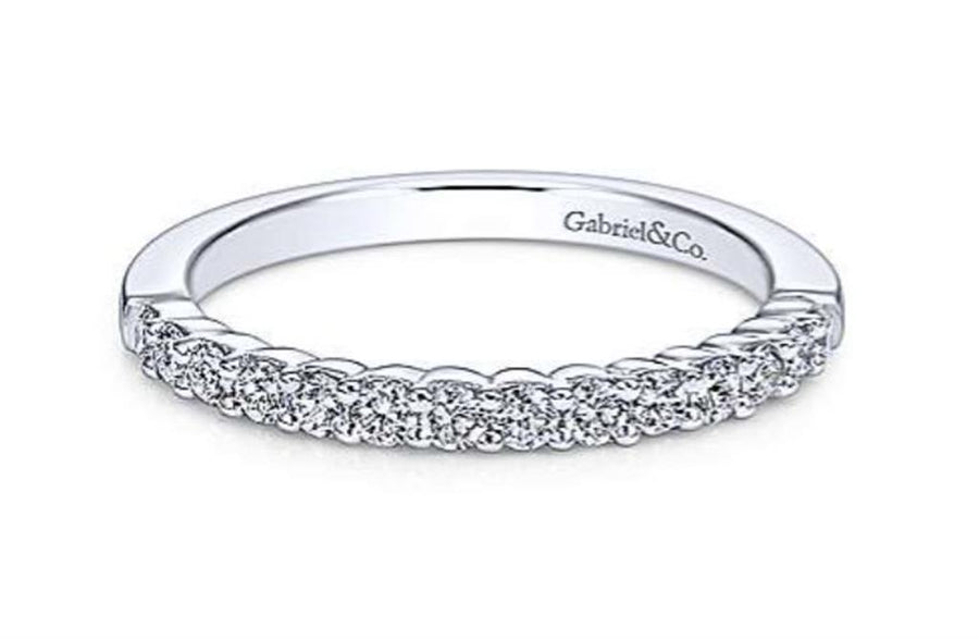 Lady's Estate White 14 Karat Prong Set Wedding/Anniversary Ring