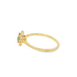 Peridot 14 Karat Yellow Fashion Ring