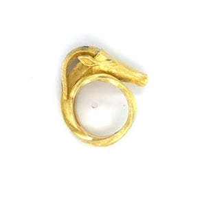 Estate Gazelle Head Ring