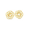 Yellow 14 Karat Twisted Filigree Earring Jackets Estate Jewelry Gram Weight: 1.67