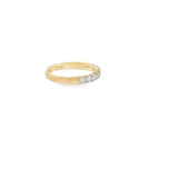 Lady's Yellow 14 Karat Half Anniversary Wedding/Anniversary Ring Size