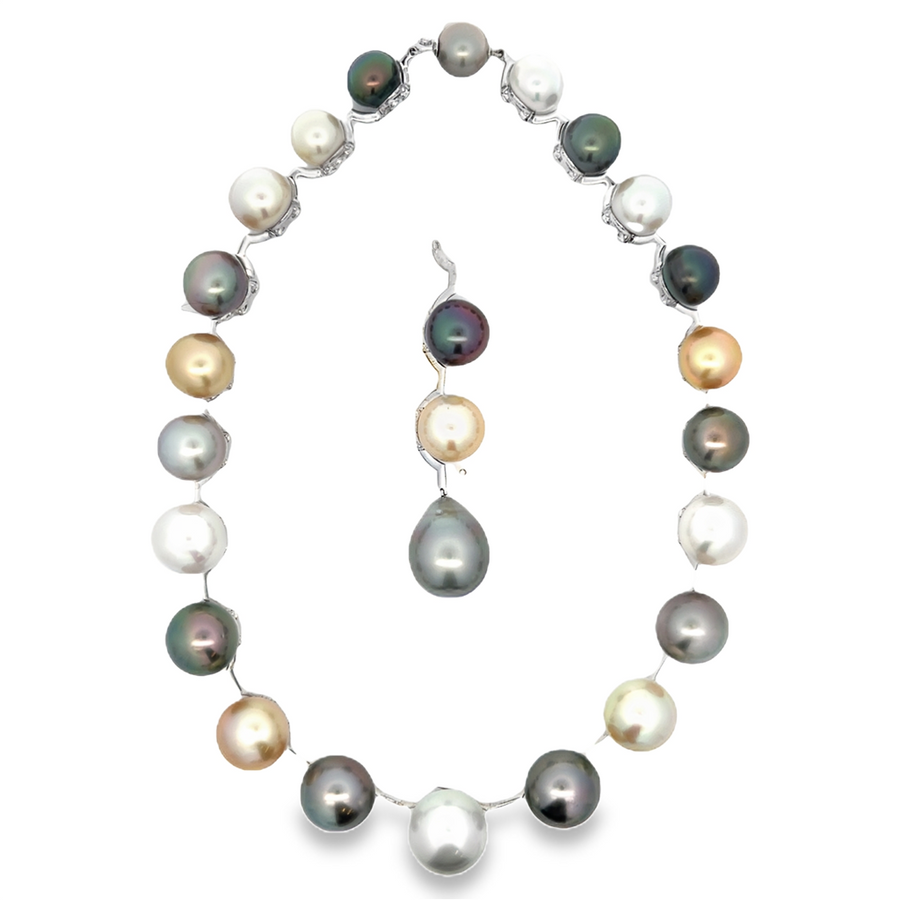 Harry Winston South Sea Pearl Necklace w/ Pendant