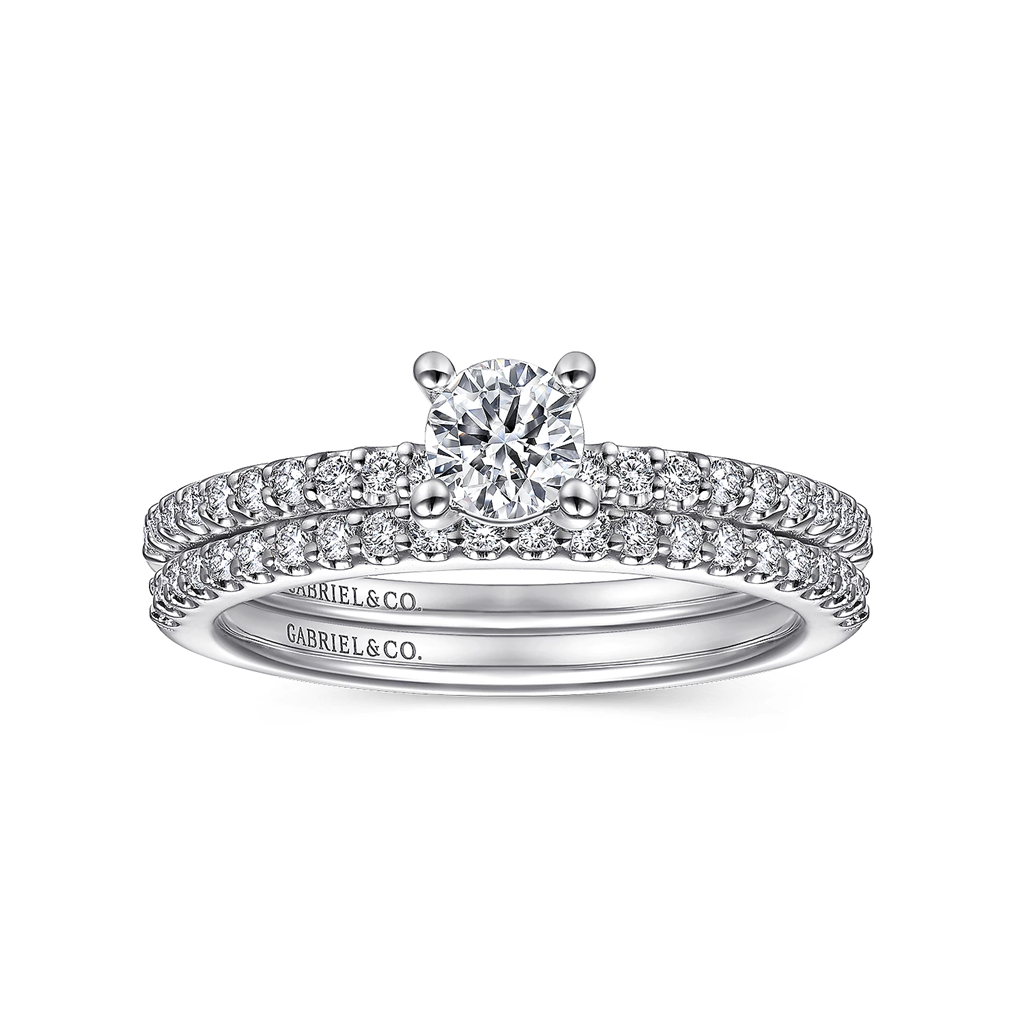 Gabriel & Co. Amata - Straight Diamond Engagement Ring Mounting