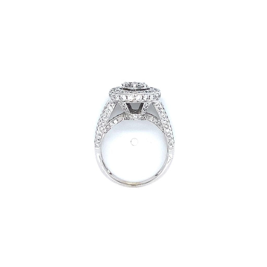 Estate Illusion-Top Halo Engagement Ring