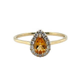 Citrine 14 Karat Yellow Fashion Ring