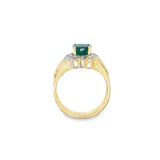 Emerald and Diamond Ring