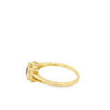 Amethyst 14 Karat Yellow Fashion Ring