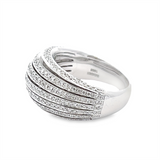 Estate Bucherer 1888 Domed Diamond Ring