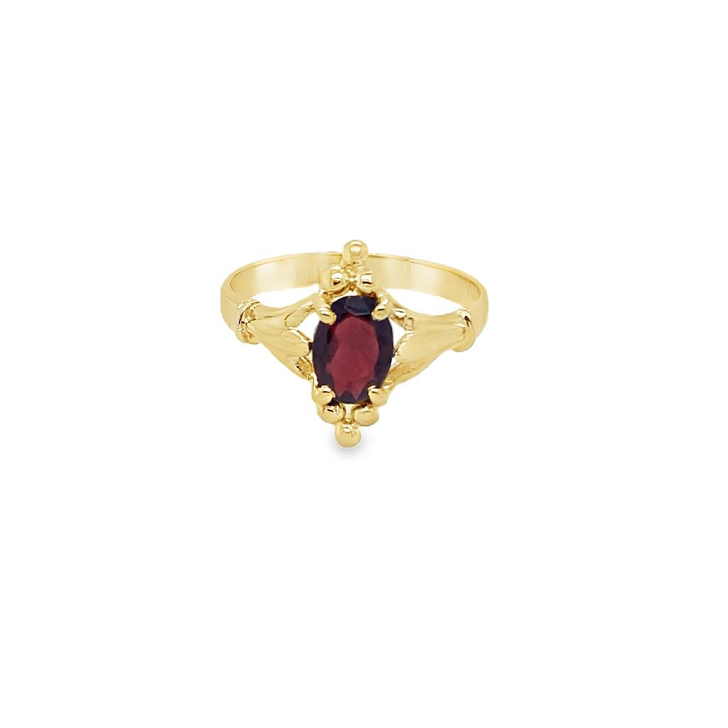 Estate Antique Style Garnet Ring