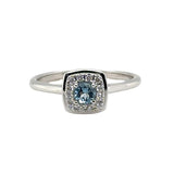 Aqua 14 Karat White Fashion Ring