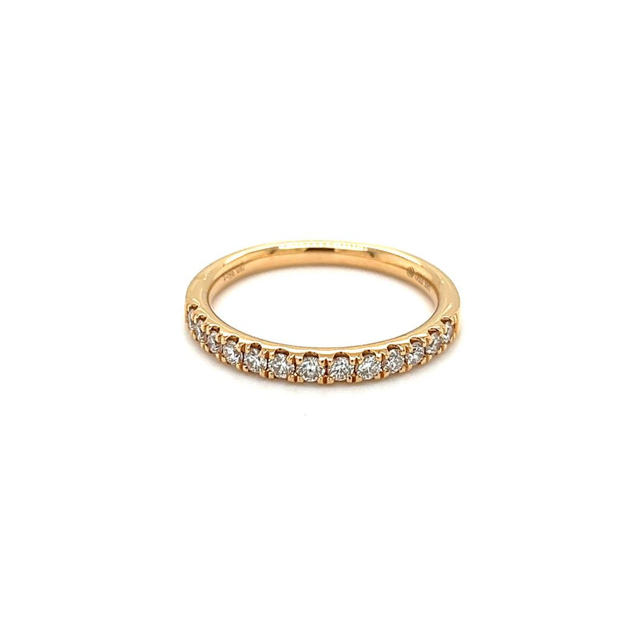 Lady's Yellow 18 Karat Fishtail Wedding/Anniversary Ring