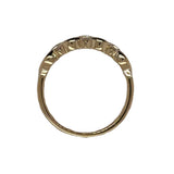Lady's Yellow 14 Karat Alternating Wavy Wedding/Anniversary Ring Size