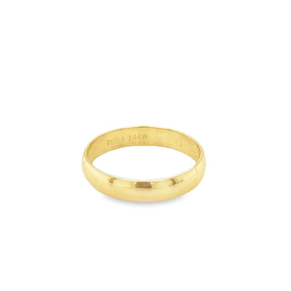 Yellow 14 Karat Thin Band Esta