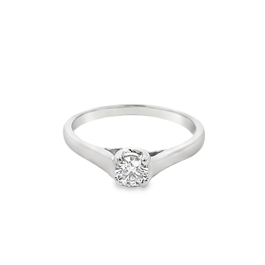 Estate Hearts on Fire Diamond Solitaire Engagement Ring