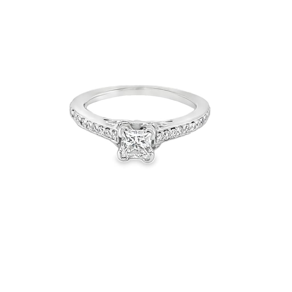 Estate Princess Diamond Engagement Ring