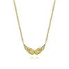 Gabriel & Co. Fashion 14K Yellow Gold Angel Wings Necklace