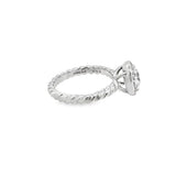 David Yurman Diamond Halo Engagement Ring