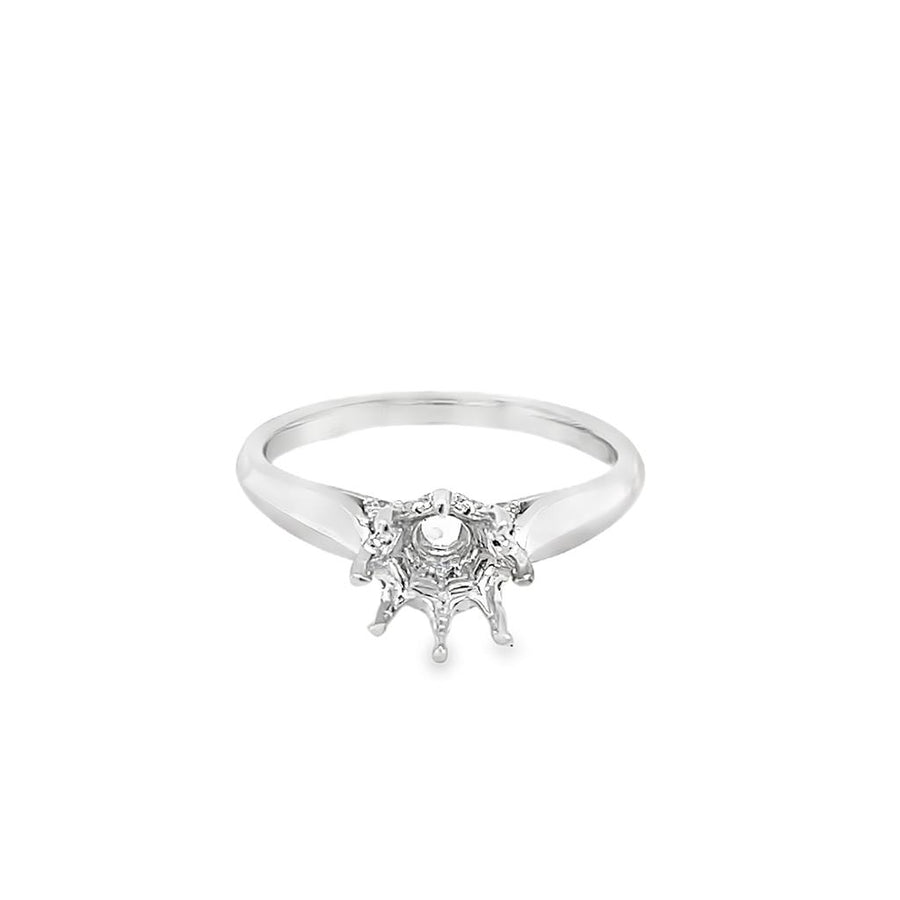 Nelson 8-Prong Hidden Halo Ring Mounting