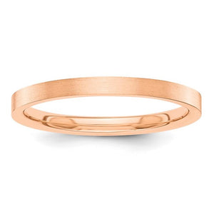 Gold Wedding Bands  -  Women'