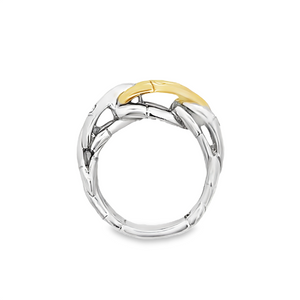 John Hardy Two Toned Bamboo Ring