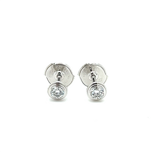 Estate Cartier D'amour Stud Earrings