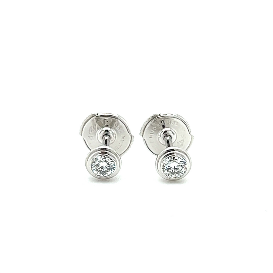 Estate Cartier D'amour Stud Earrings