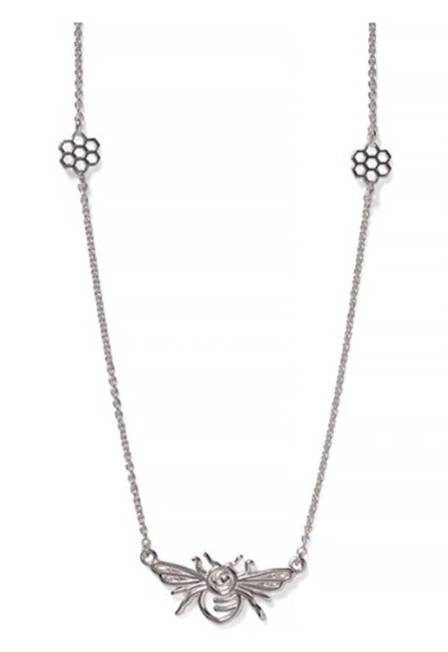 Southern Gates Courtyard Bee with Honeycomb Stations Necklace