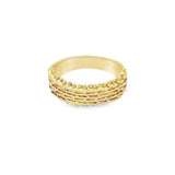 Estate Diamond Cut Fancy Band