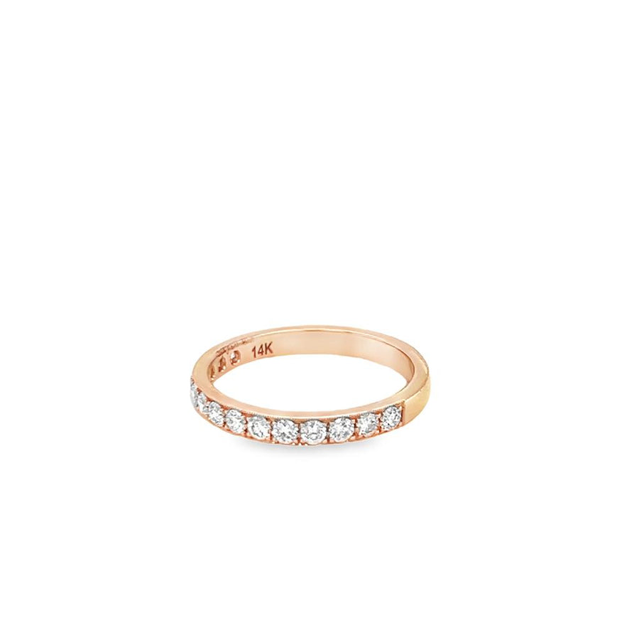 Coast Diamond Milgrain Half Diamond Wedding/Anniversary Ring