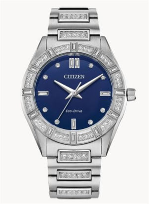 CITIZEN Eco-Drive Quartz Crystal Ladies Watch Stainless Steel