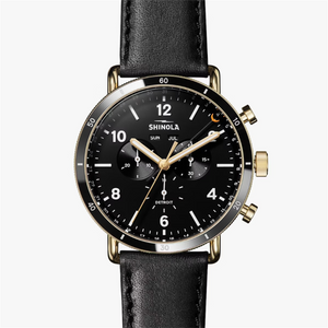 Black and Gold Canfield Sport Watch