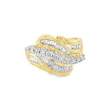 Estate Bypass Diamond Ring