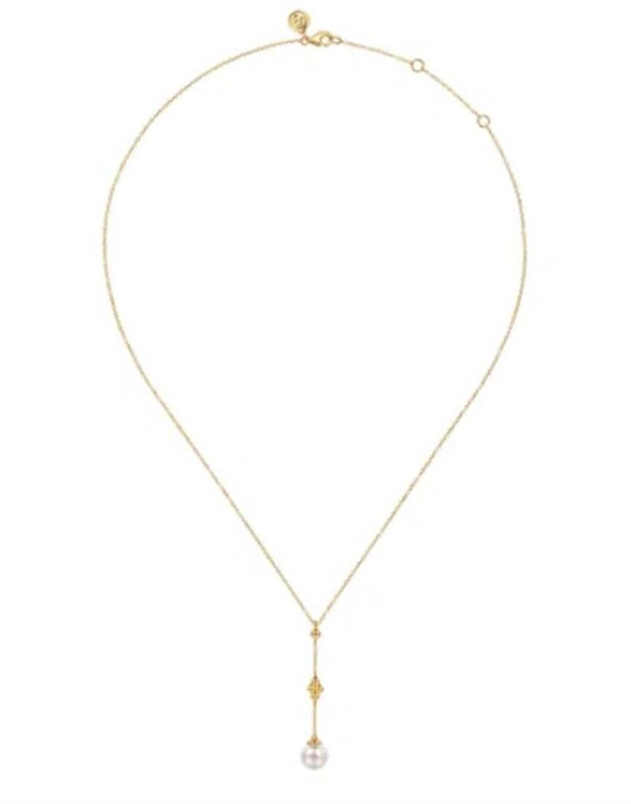 Lady's Yellow 14 Karat Clover Bujukan Drop Strand Length 17.5 one = 0.