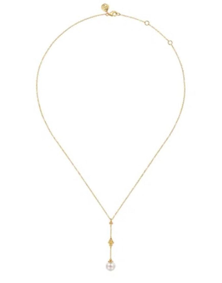 Lady's Yellow 14 Karat Clover Bujukan Drop Strand Length 17.5 one = 0.