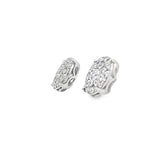 Cluster Style Diamond Earrings