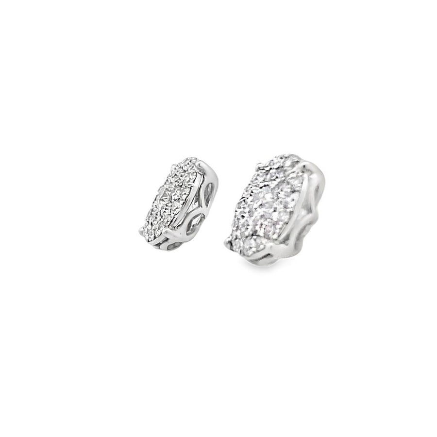 Cluster Style Diamond Earrings